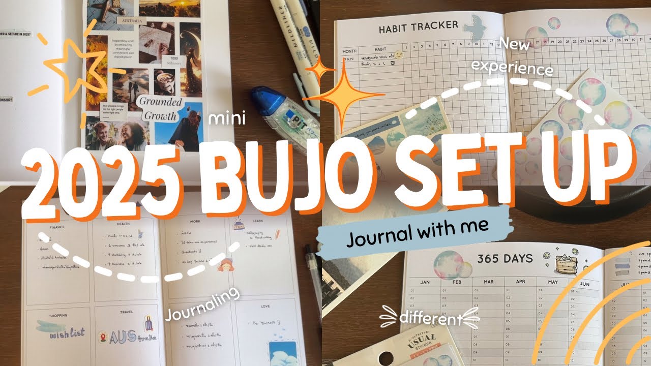 2025 (mini) BUJO set up | เน้นใช้งาน ความสวยไว้ทีหลัง! 😜