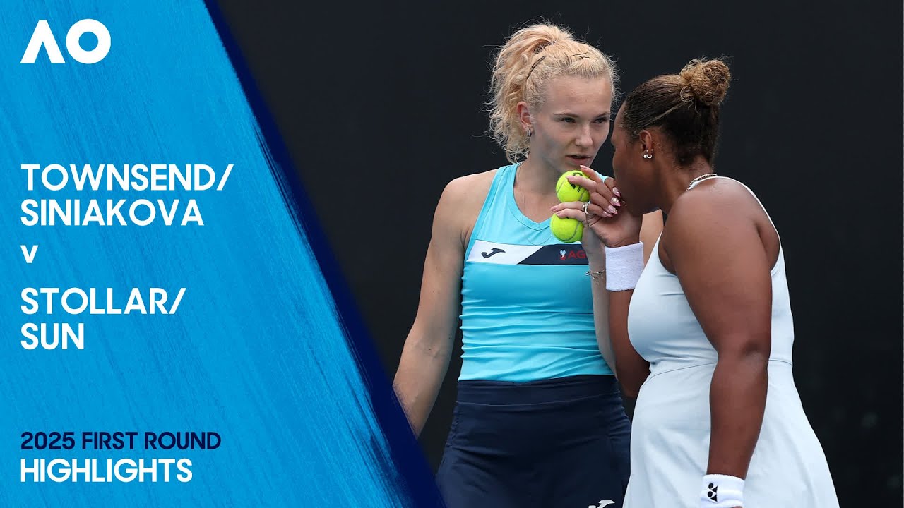 Townsend/Siniakova v Stollar/Sun Highlights | Australian Open 2025 First Round