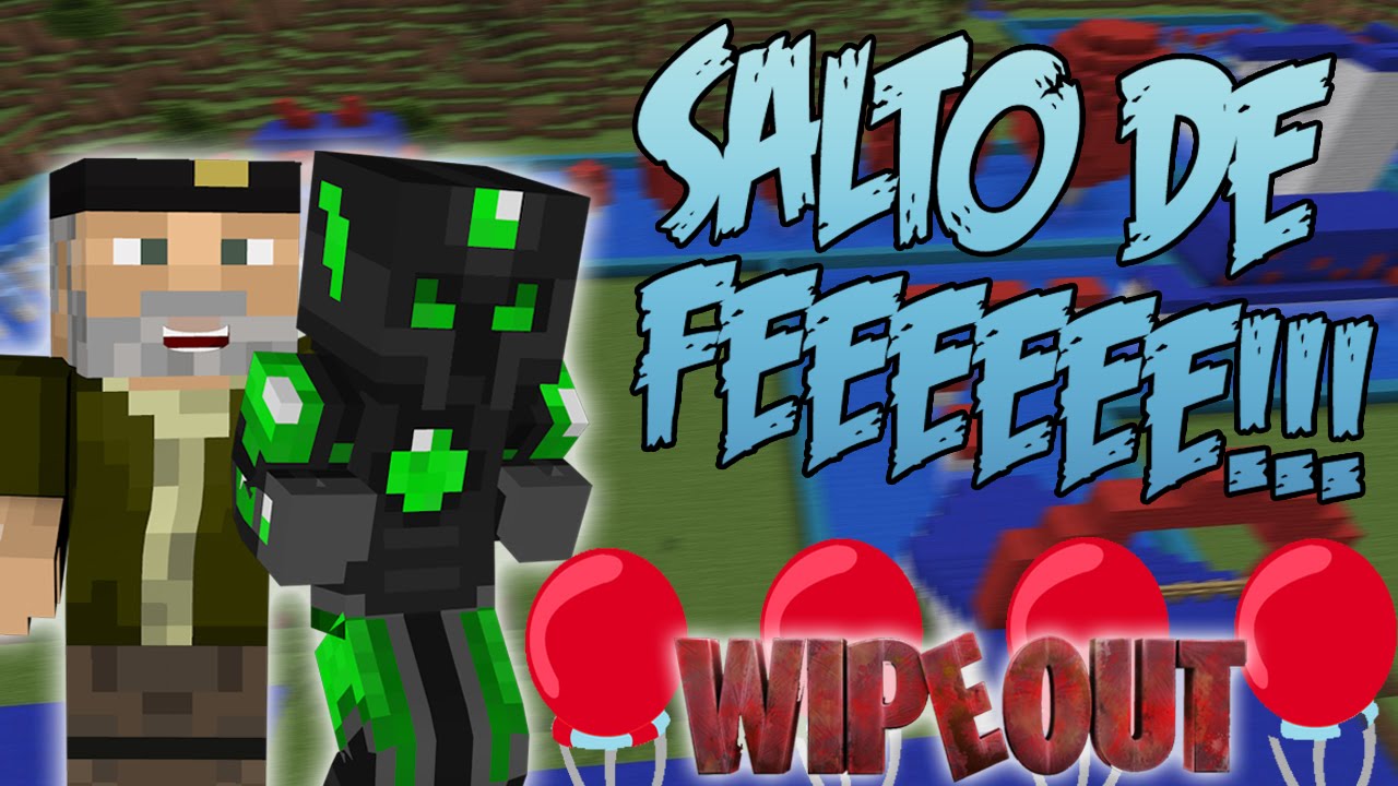 SALTO DE FEEEEEEEEE!! - CARRERA WIPEOUT C/ WILLYREX - MINECRAFT - sTaXxCraft