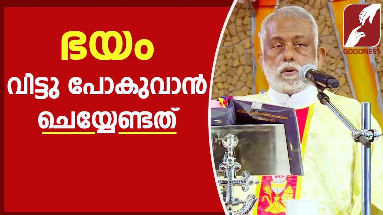 ഭയം വിട്ടു പോകുവാൻ ചെയ്യേണ്ടത് | FR GEORGE PANACKAL VC | TALK | SPEECH | GOODNESS TV