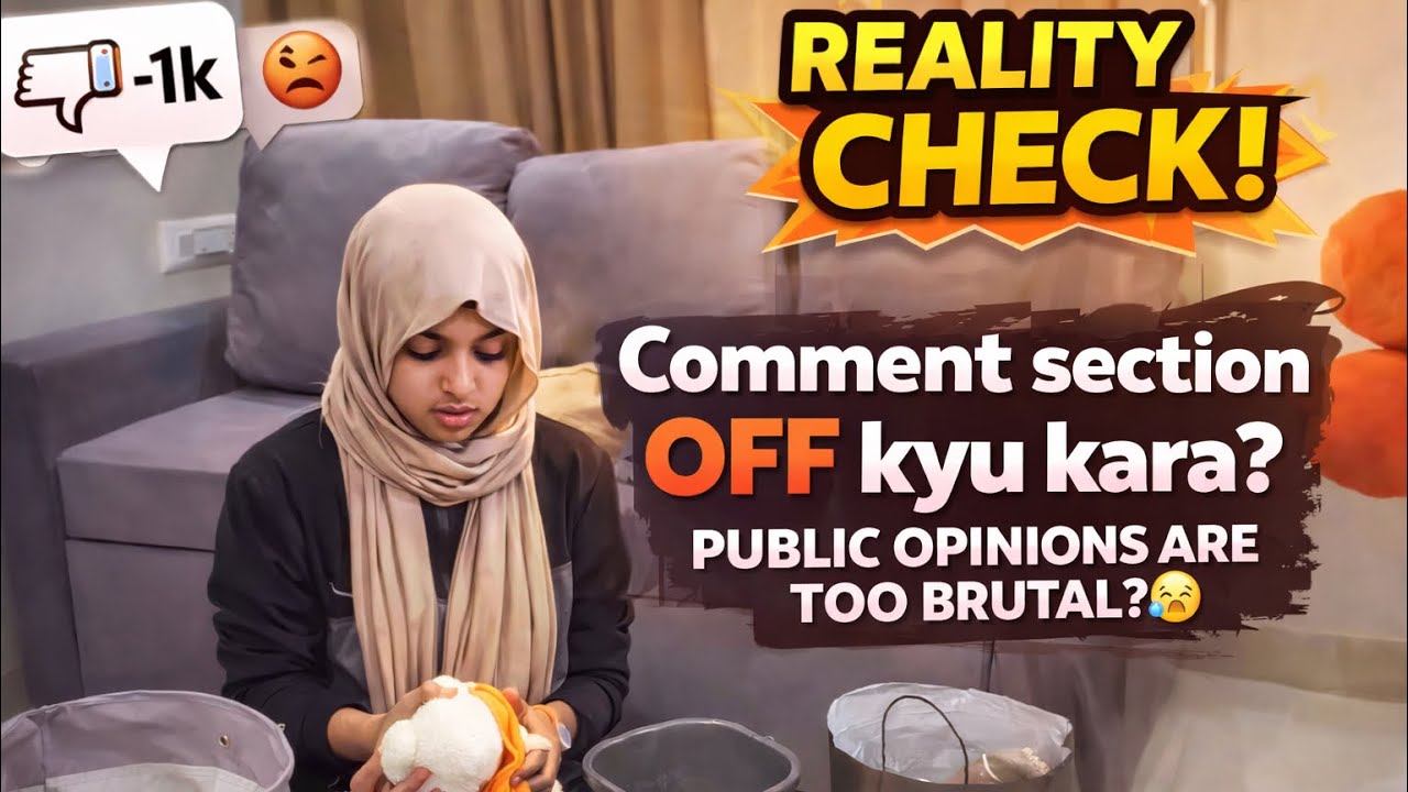 Pida khan Comment section off? What is the reason? Is she getting affected by public opinions?