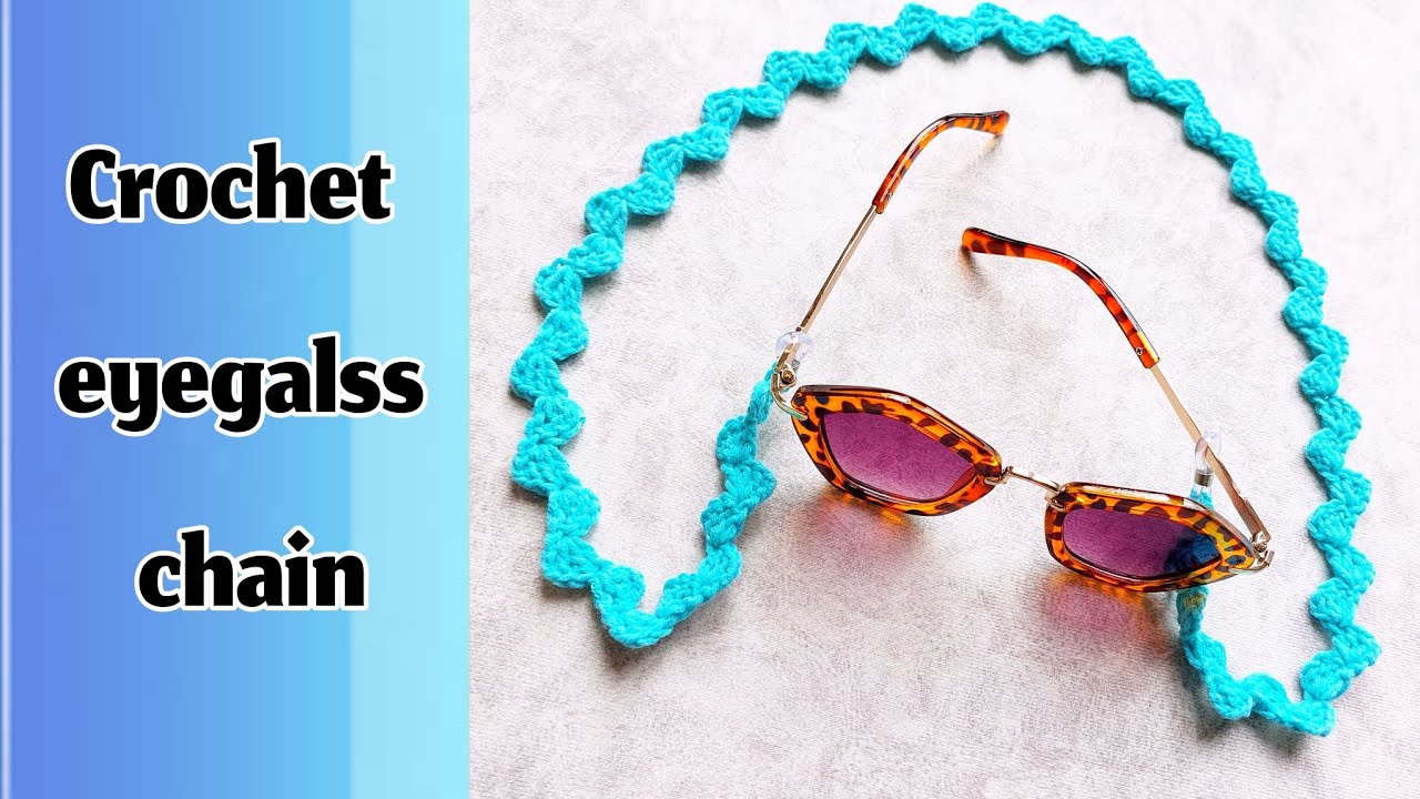 آموزش بند عینک Crochet eyegalss chain
