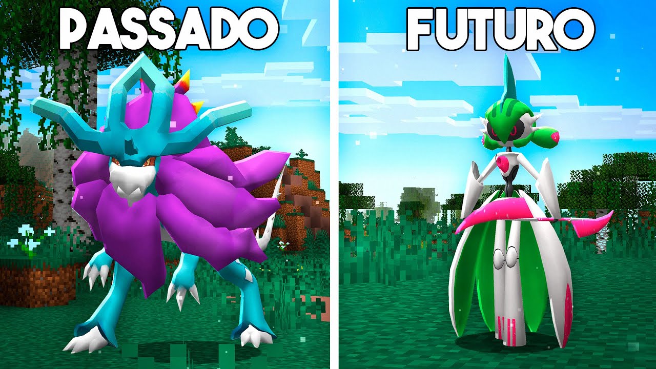 PARADOXOS DO PASSADO X PARADOXOS DO FUTURO NO MINECRAFT PIXELMON!!
