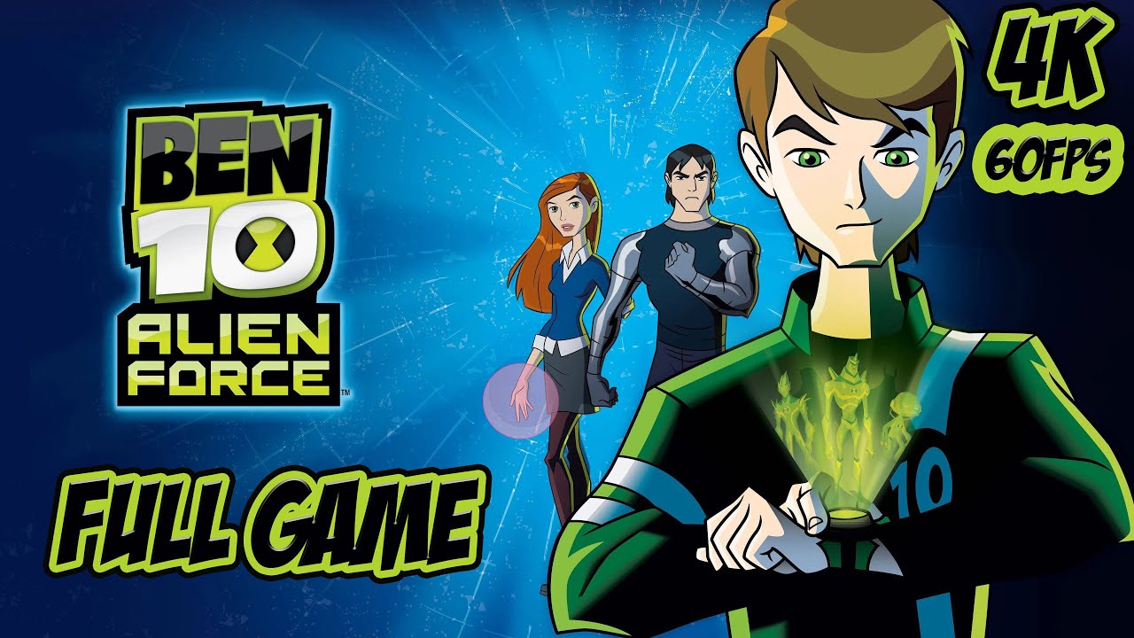 Ben 10: Alien Force (PS2) Full Gameplay Walkthrough 4K UHD Longplay
