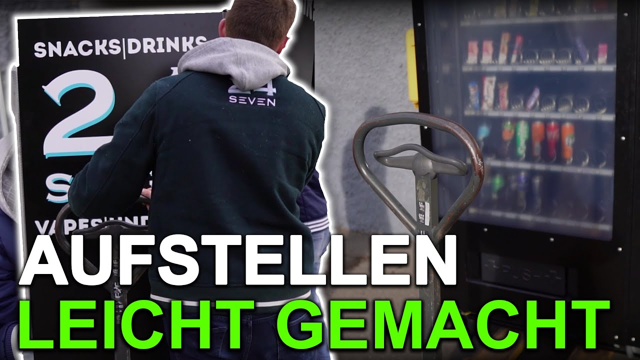 🔥 Mega Erfolg! Unser neuer SNACKAUTOMAT ist aufgestellt! Transport & Aufbau des G-Snack 10😎💥