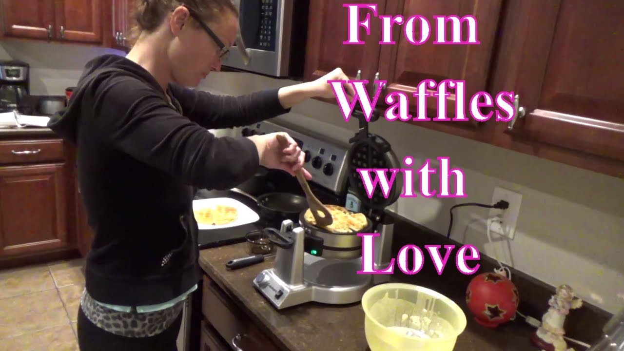Review Using Cuisinart Double Belgian Waffle Maker for reals...