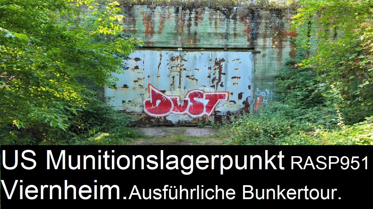 Lost Place - RASP 951 im Panzerwald Mannheim .Ausführliche Bunkertour mit vielen Details.