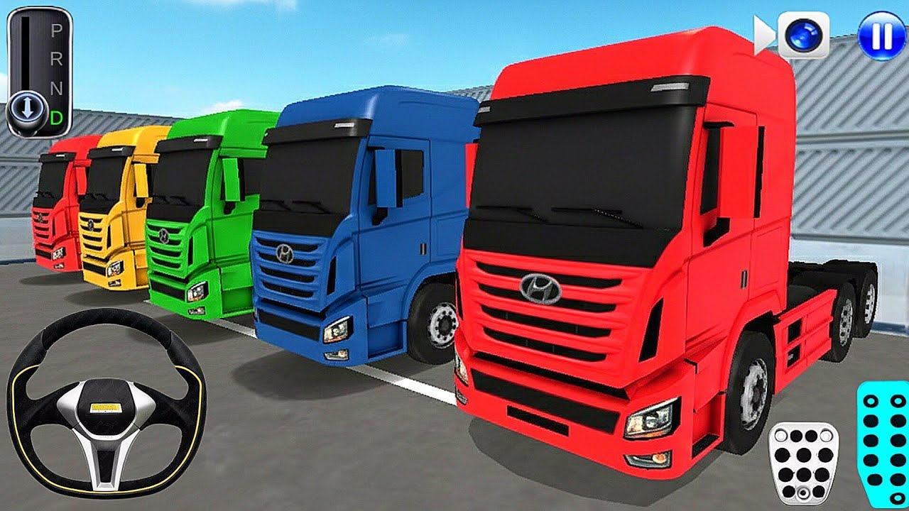New Transporter Truck Parking in SuperCar Shop - 3D Driving Class 2026 - Car Game