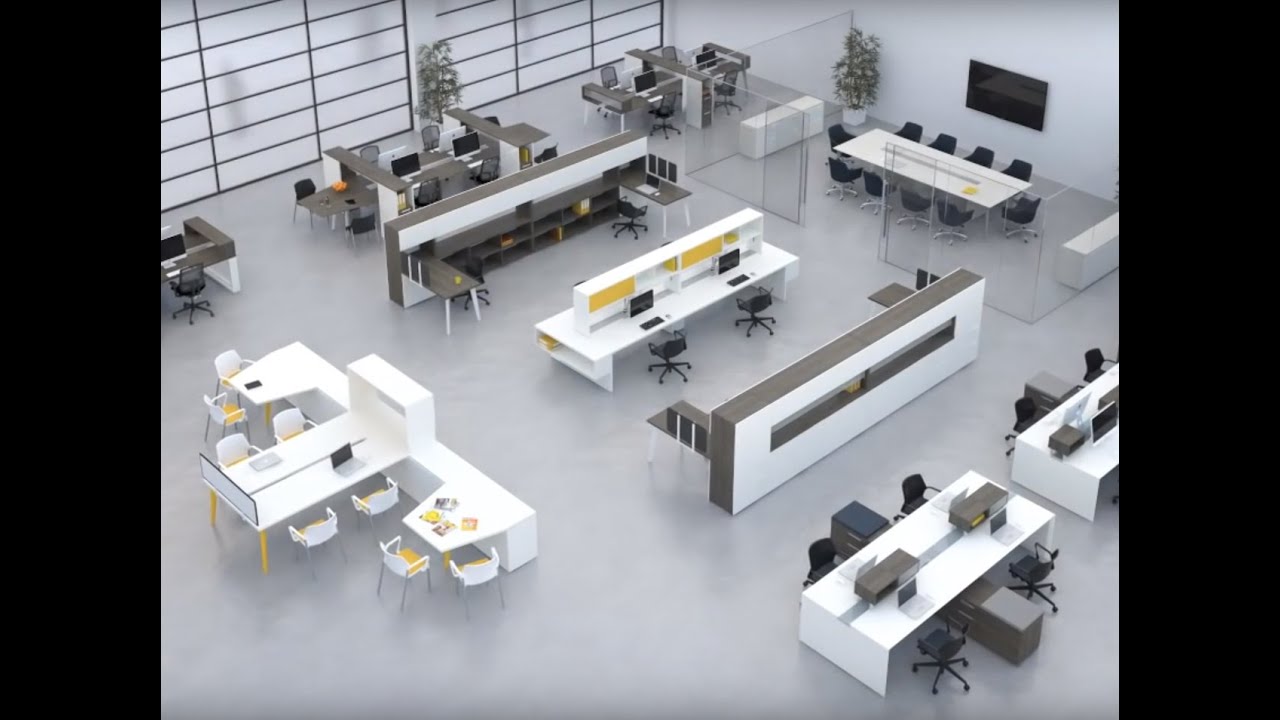 C.I.T.É. Office Furniture System by Lacasse