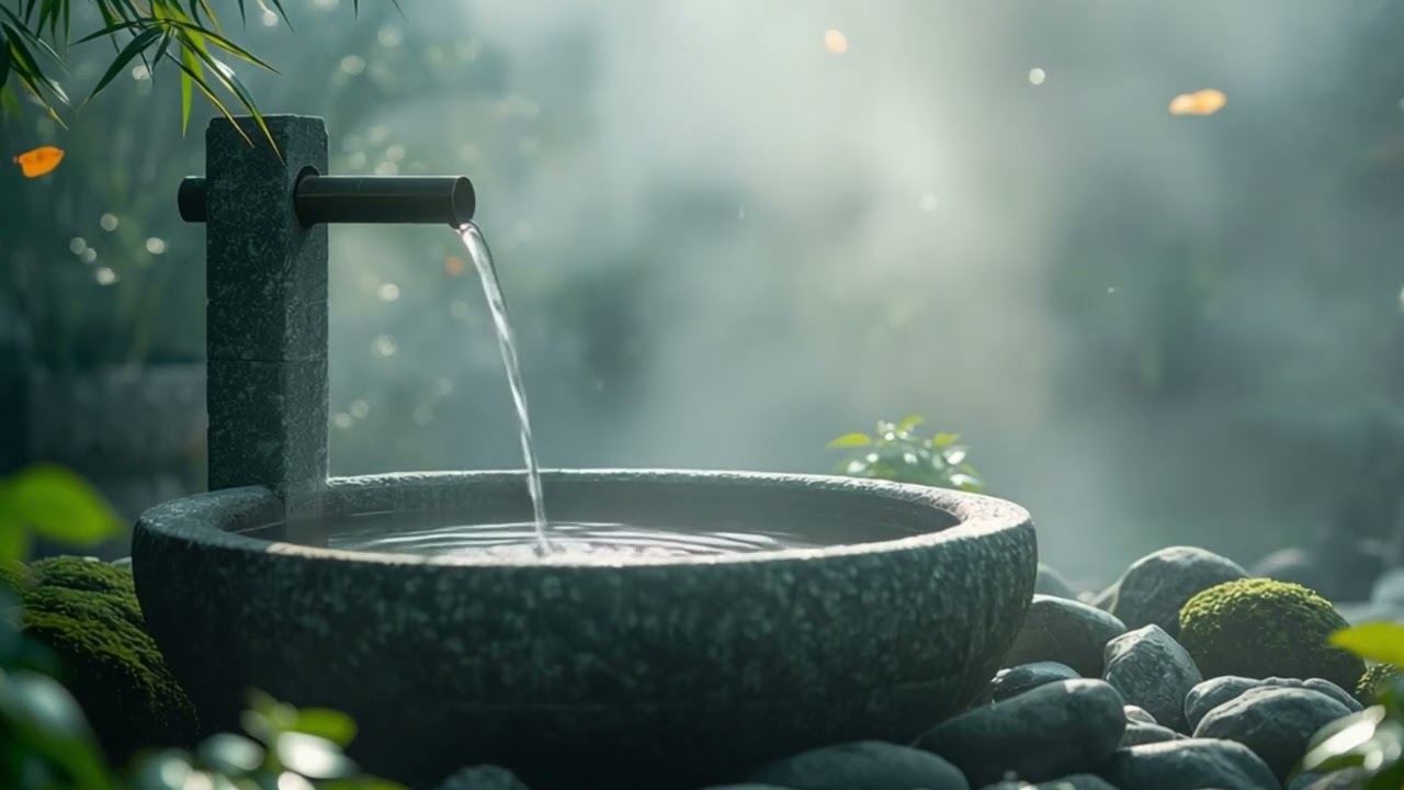 Sleep Music with Gentle Water Sounds 🌙 Insomnia Relief, Deep Sleep, Healing Music at Night