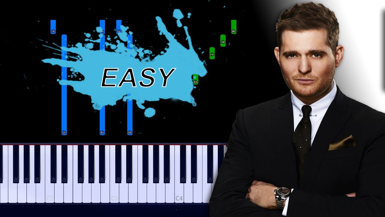 Michael Bubl&eacute; - Feeling Good Easy Piano Tutorial