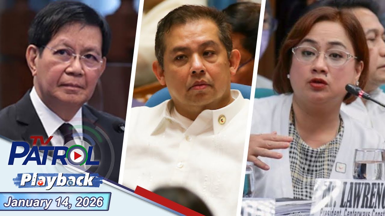 TV Patrol Playback | January 14, 2026