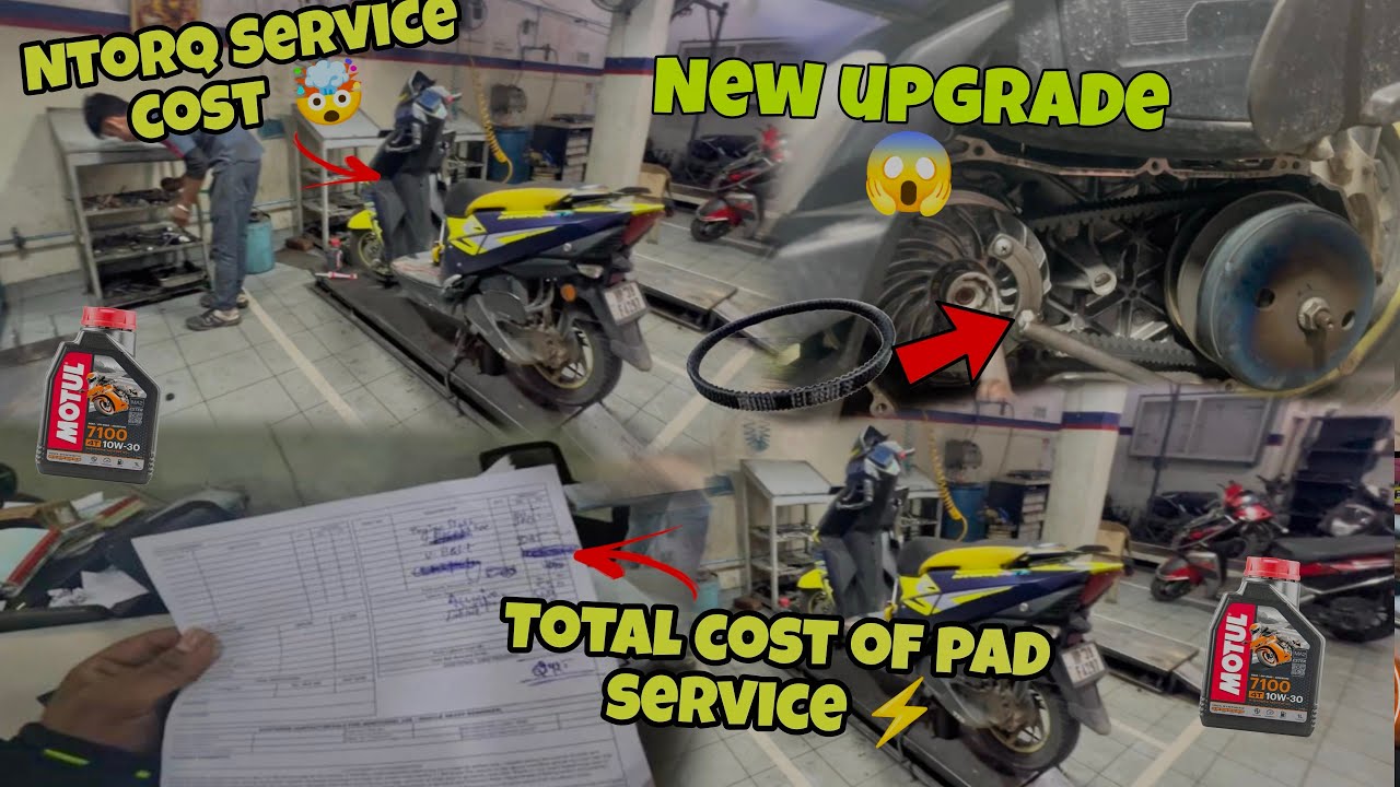 Ntorq 125 Xt 8th Service Cost 😱?? TVS Ntorq 125 XT Full Service Cost 🤯
