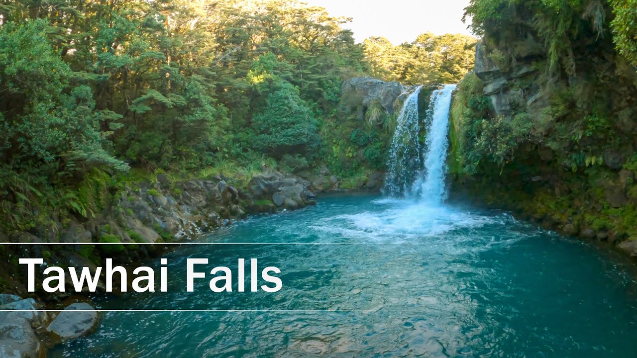 Tawhai Falls, Tongariro National Park, New Zealand | 4K