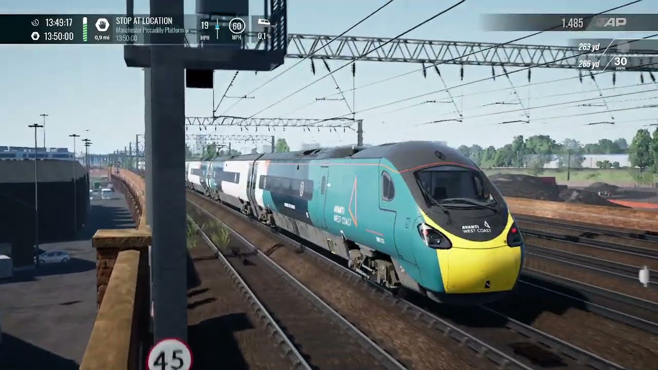 TSW6 | Class 390 | Stockport - Manchester Piccadilly