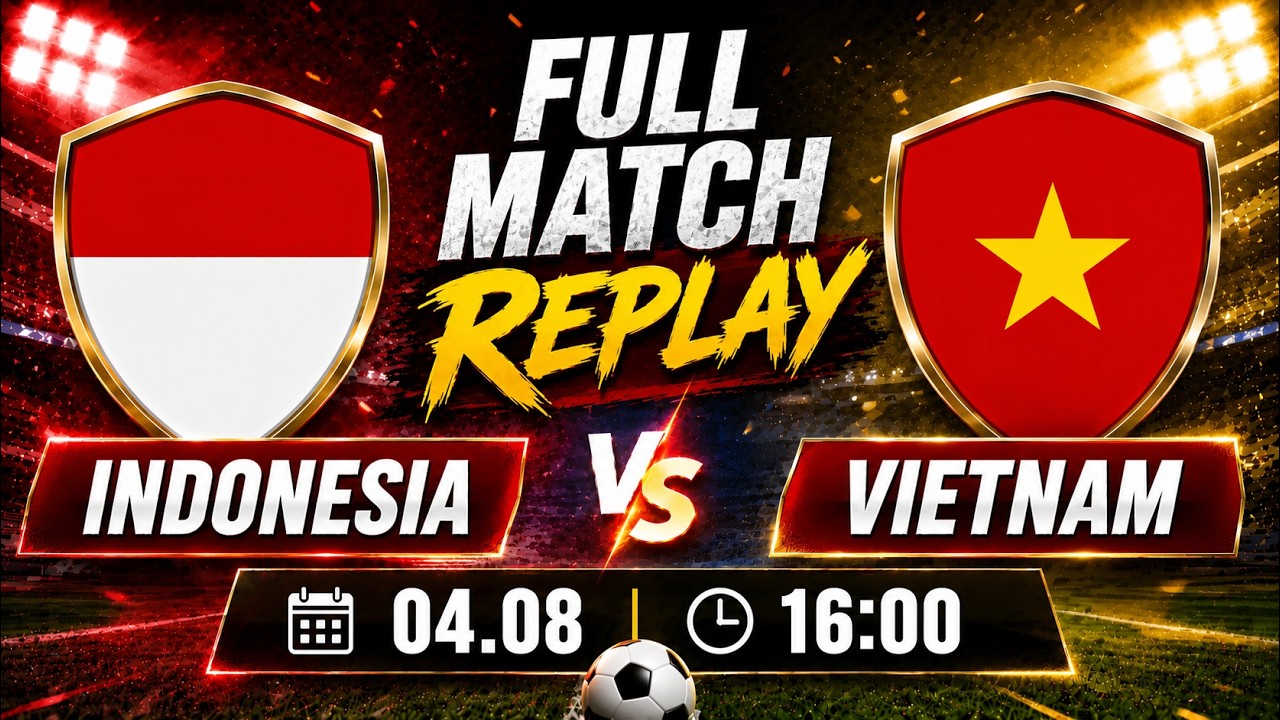 🔴 Full Match Replay | Indonesia vs Vietnam | 90 Minutes Of Unmissable Drama