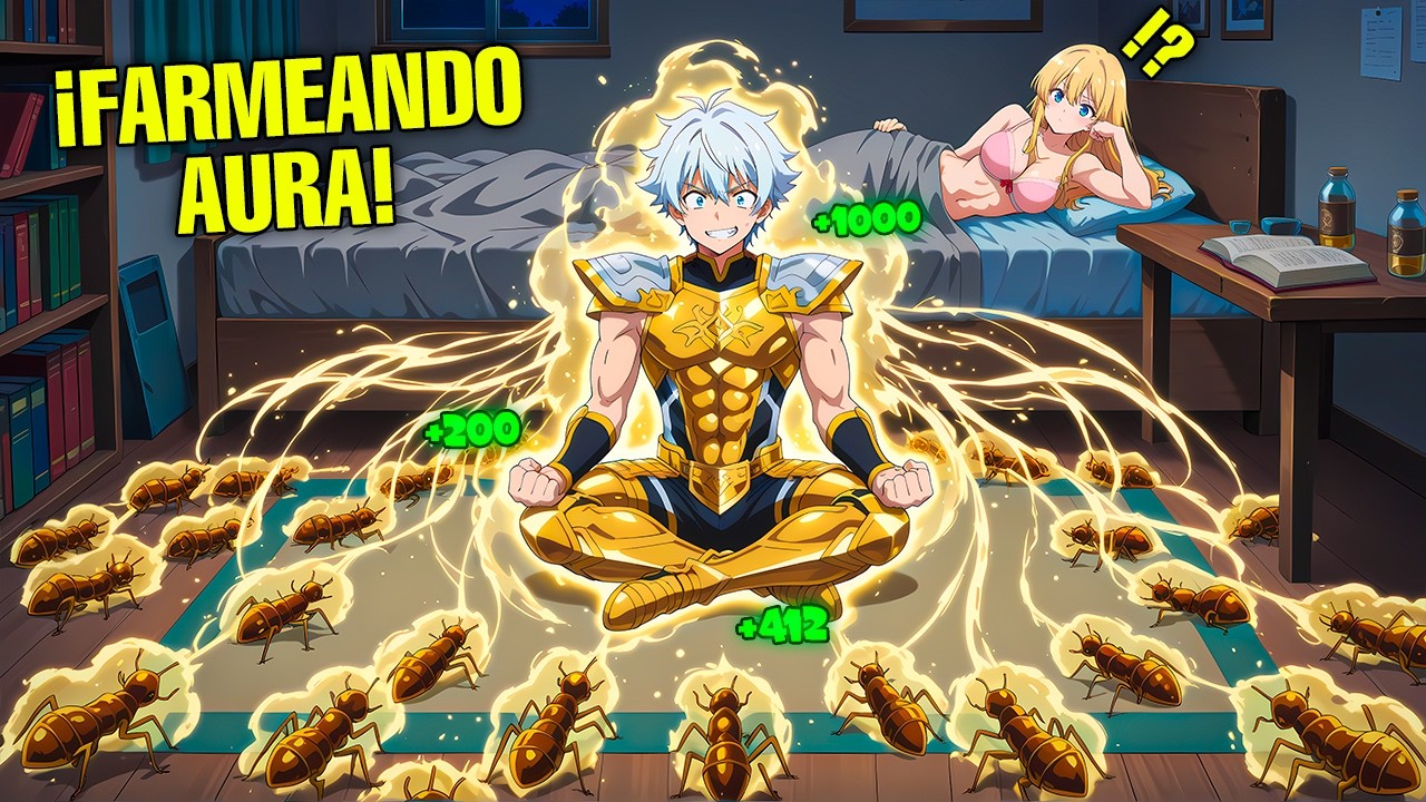 Los alumnos Quieren Expulsarlo, pero en Secreto se Vuelve Poderoso Cultivando Hormigas para Ganar XP