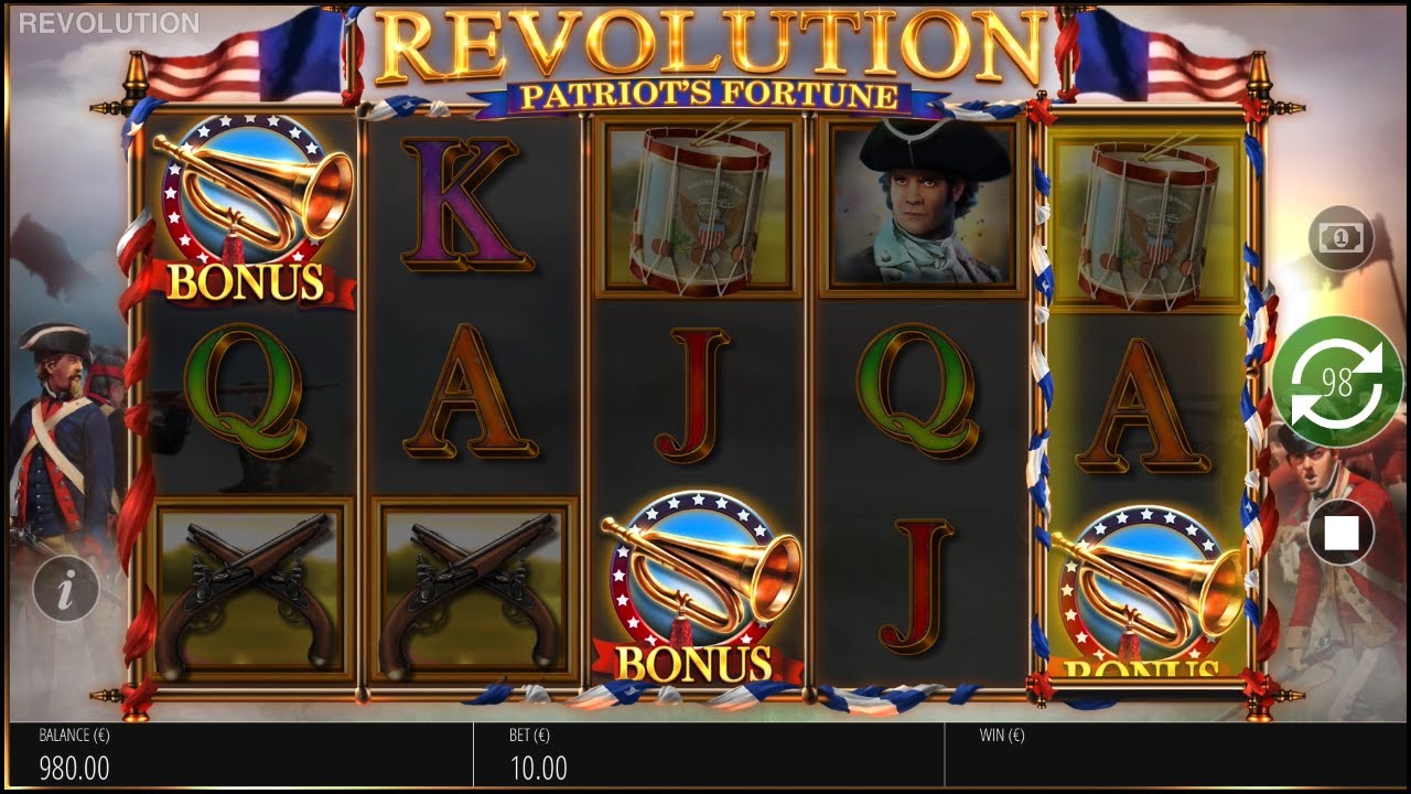 Revolution Patriot's Fortune Bonus Feature (BluePrint Gaming)