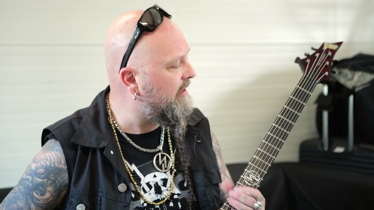 Dimmu Borgir guitartist, Silenoz, talks guitars and surprising guitar heroes at Tons of Rock fest