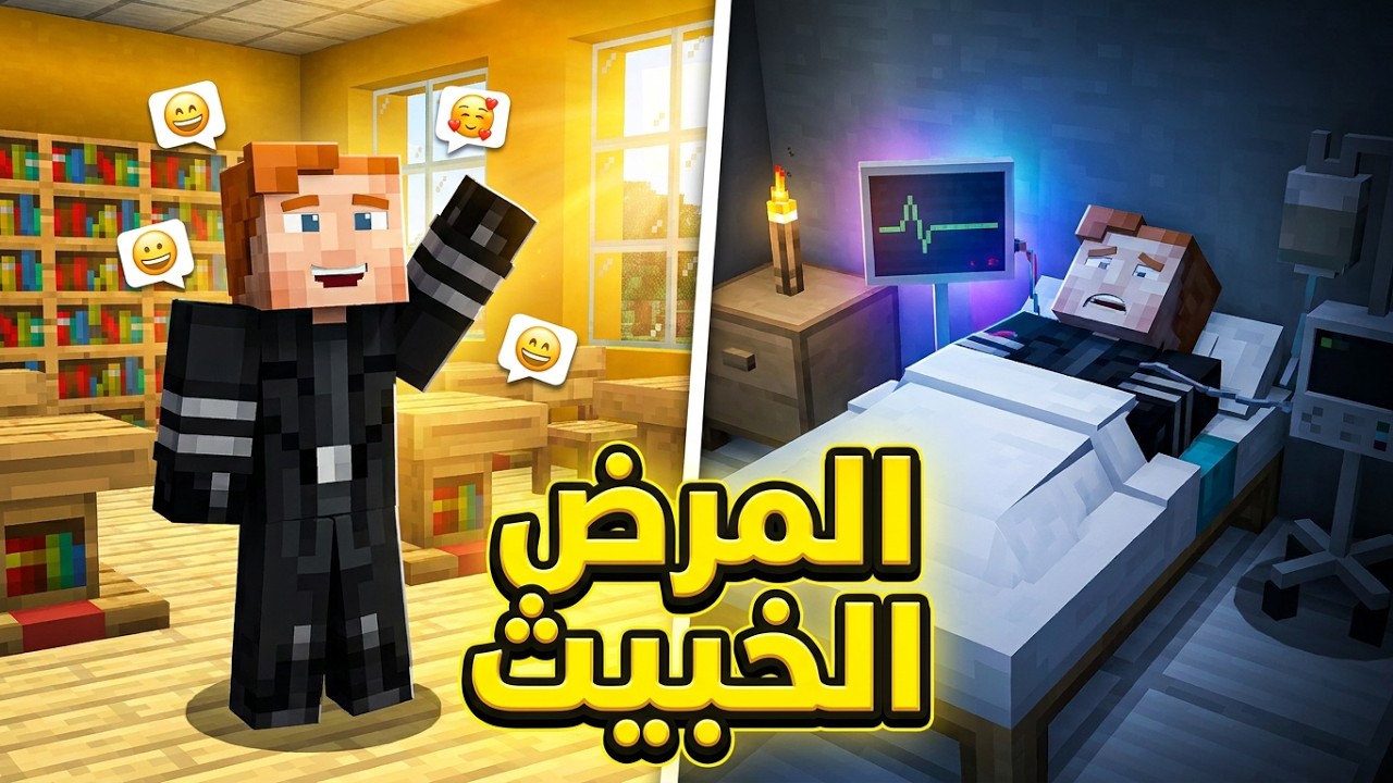 فلم ماين كرافت مريض السرطان دراما 🦀| تكبرو لكن ندمو !