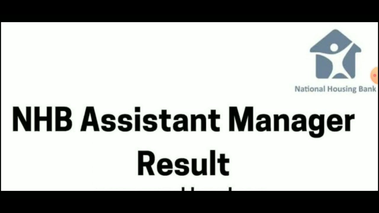 NHB Assistant Manager RESULT OUT | Fresher JOB| #ibps #sbi #esic #rbi #nhb #jobs #bankjpbs #lic
