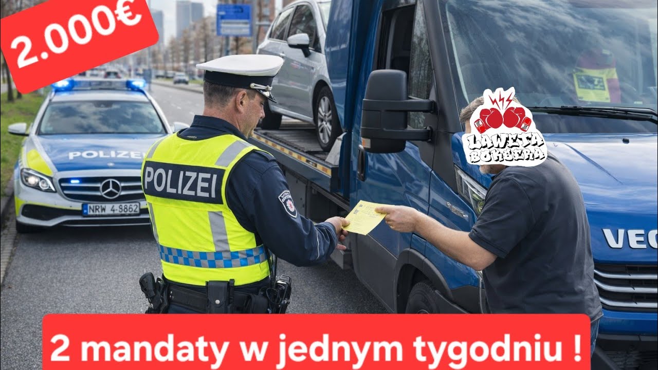 432. Эвакуатор по всей Европе — 2 штрафа за одну неделю!