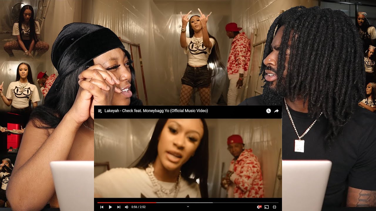 Lakeyah - Check feat. Moneybagg Yo (Official Music Video) REACTION