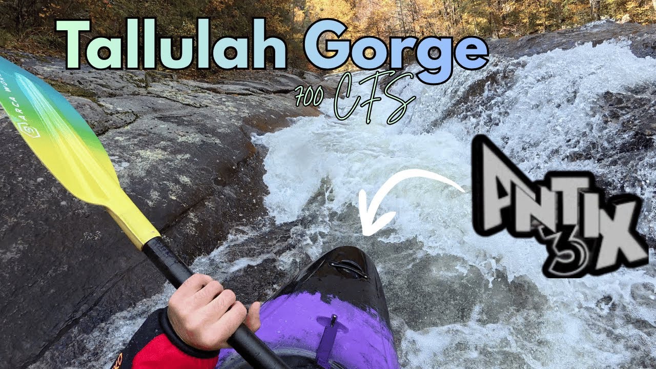 Jackson Kayaks Antix 3 Testing || Tallulah Gorge
