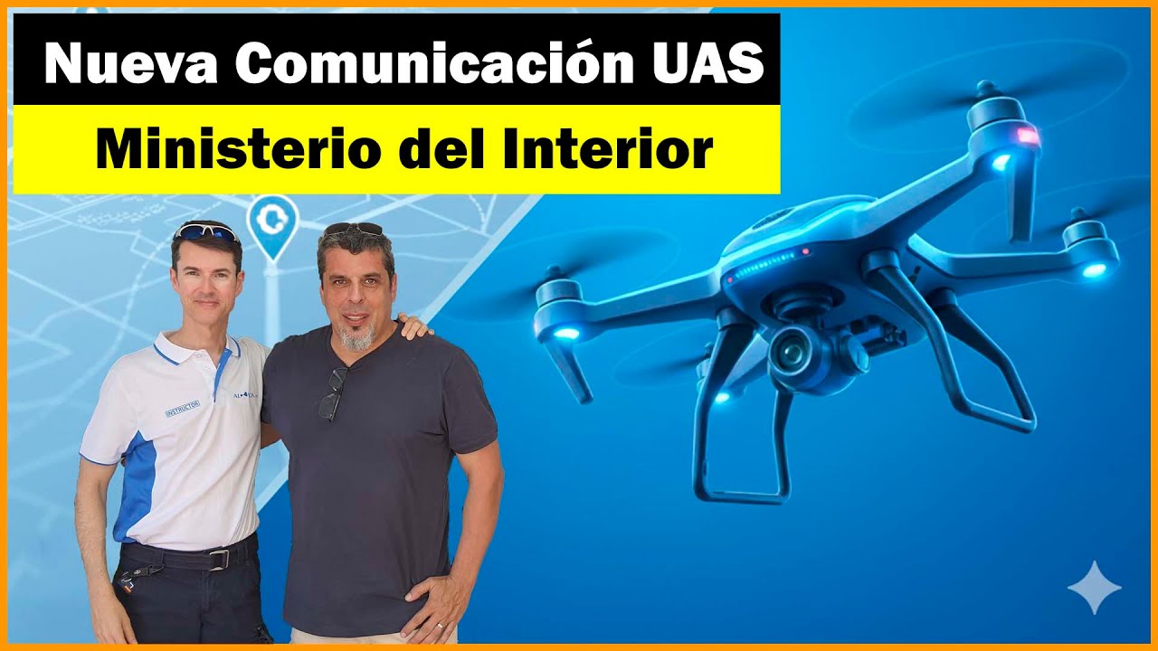 NUEVO Formulario COMUNICACIÓN de vuelo de DRONES en el ministerio del interior 2025 FlyForm #uas