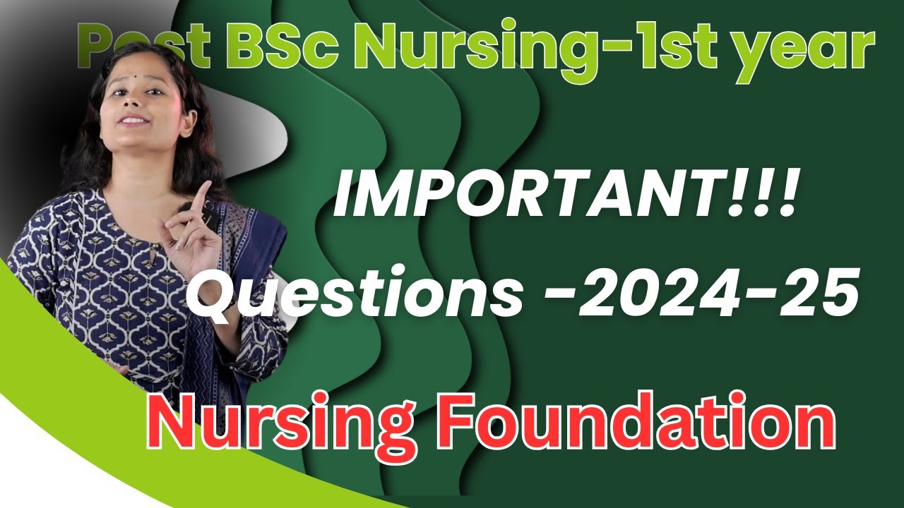 Nursing Foundation | Post BSc Nursing -1st year | Complete Course revision | 2024 exam orientation