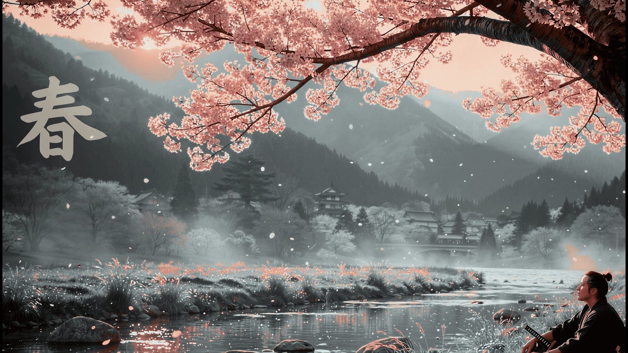 Haru 春 – Ronin Lofi Hip Hop | Sakura Valley for Study, Calm & Deep Focus