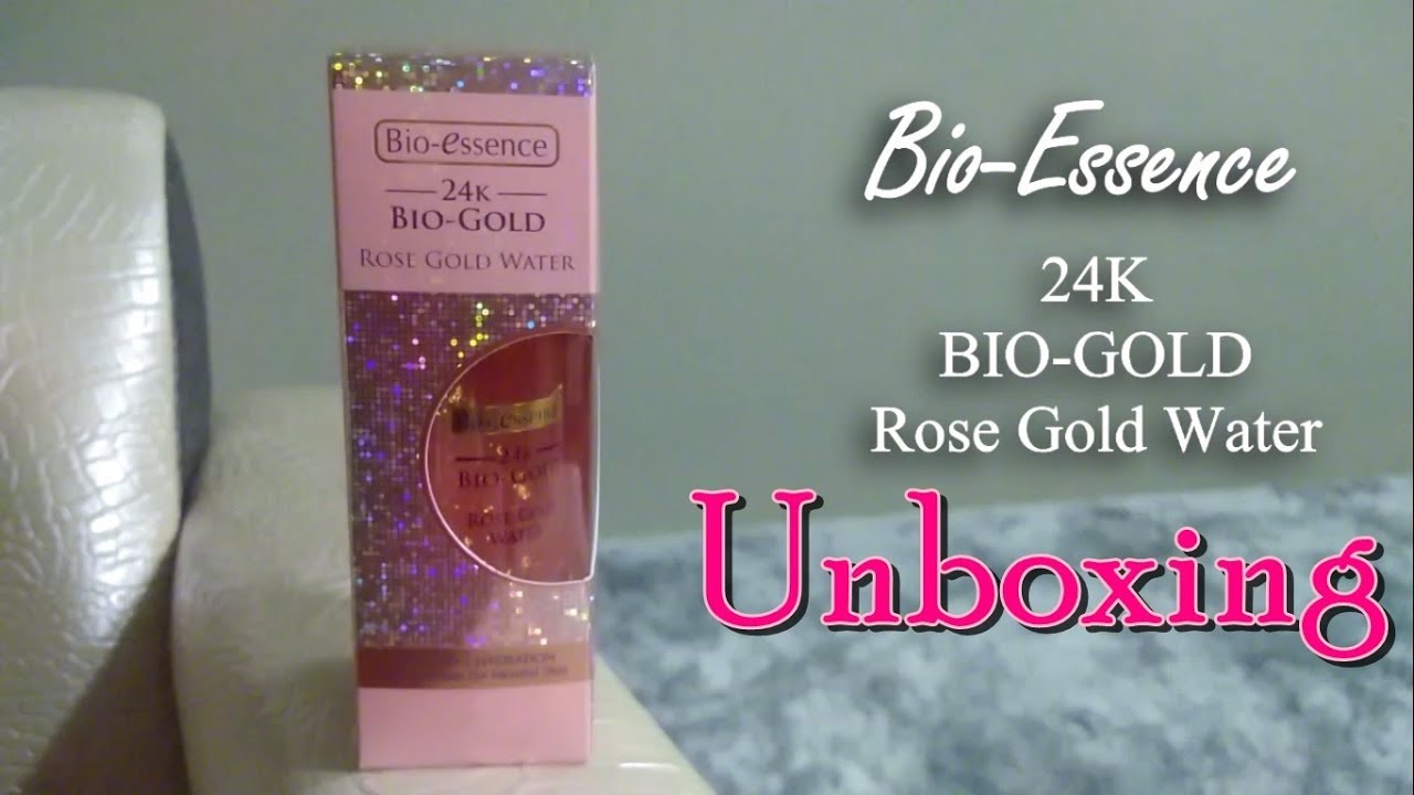 Unboxing|Bio-Essence 24K Bio-Gold Rose Gold Water