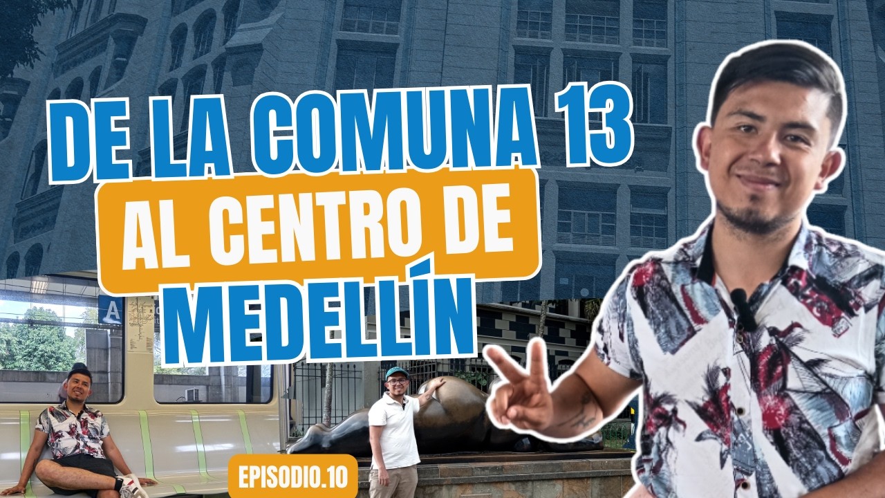 Ruta Medellín: City Tour de la comuna 13 hasta el centro de Medellín Ep 10| DegradePlaces 🏙️🚇🗿