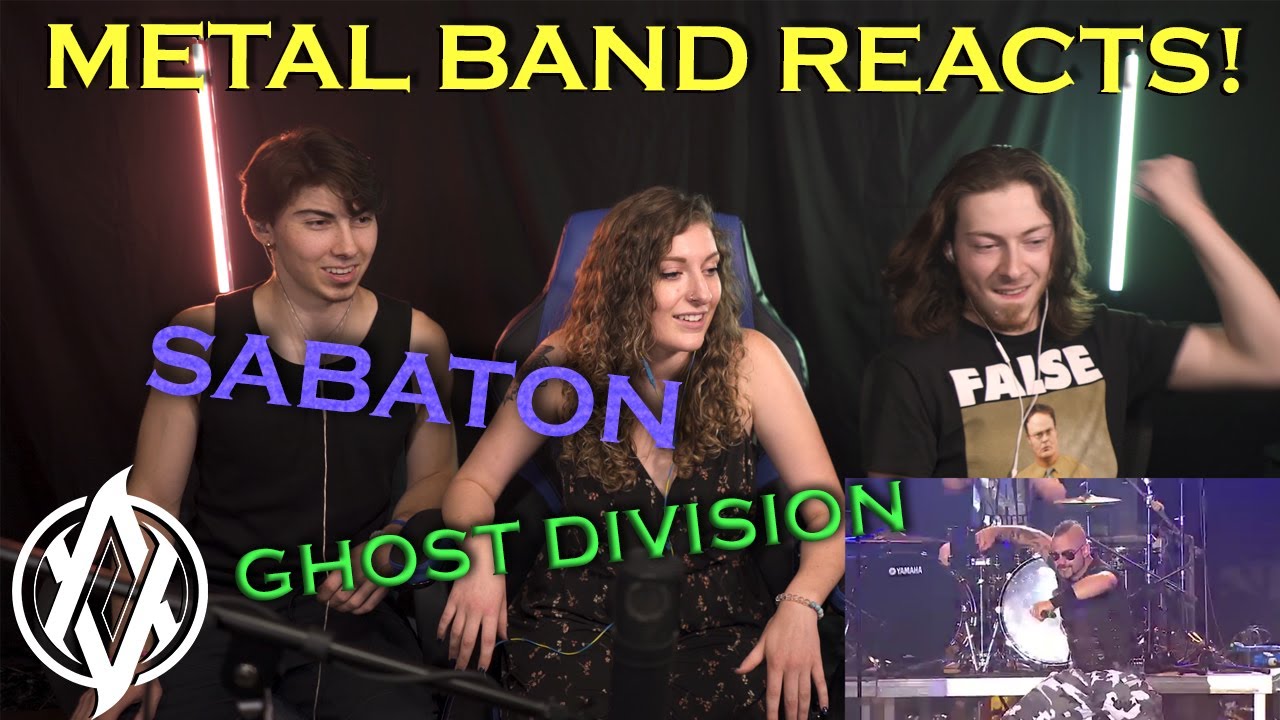 Sabaton - Ghost Division (Live) REACTION | Metal Band Reacts! *REUPLOADED*