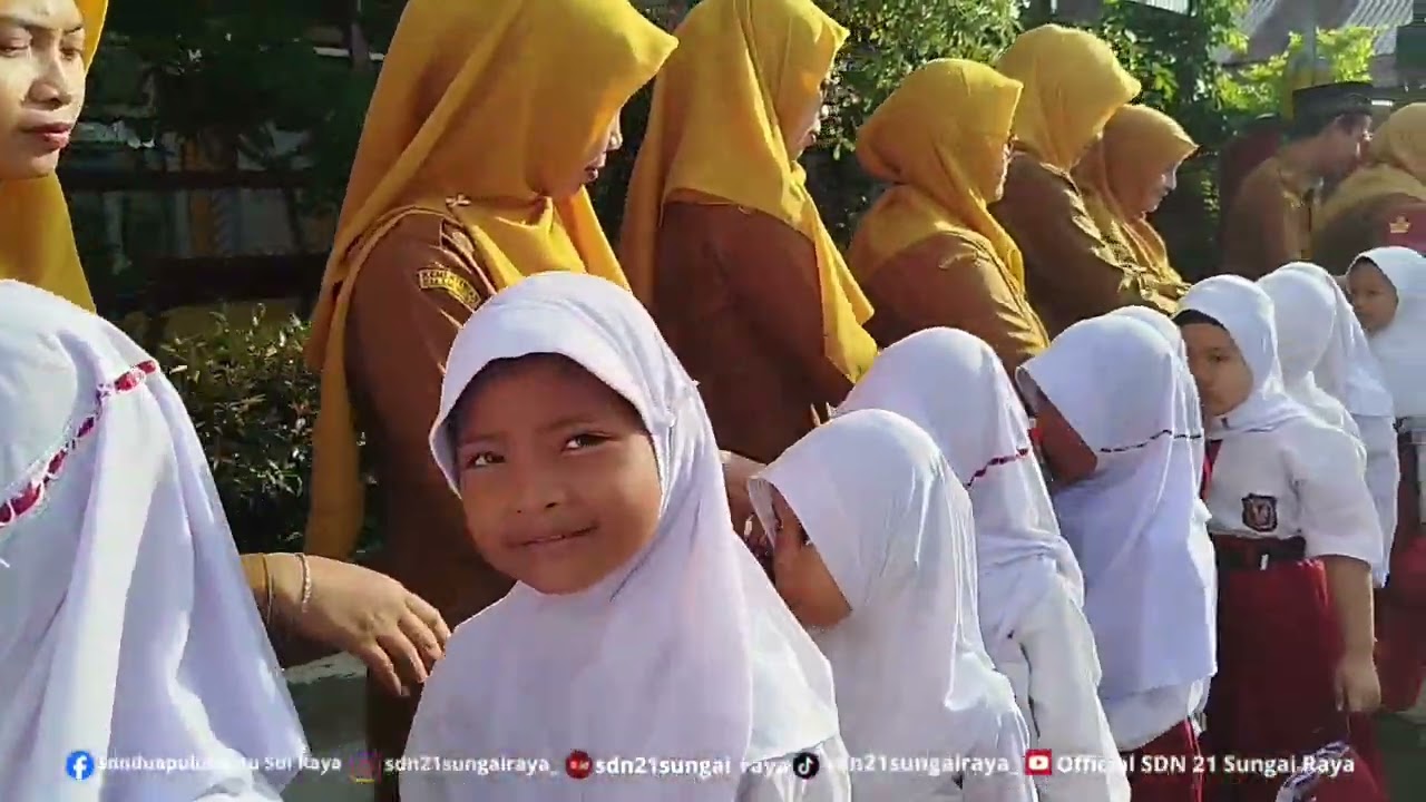 Pagi Ceria: Kebersamaan, Disiplin, dan Adab di SDN 21 Sungai Raya 🌤️