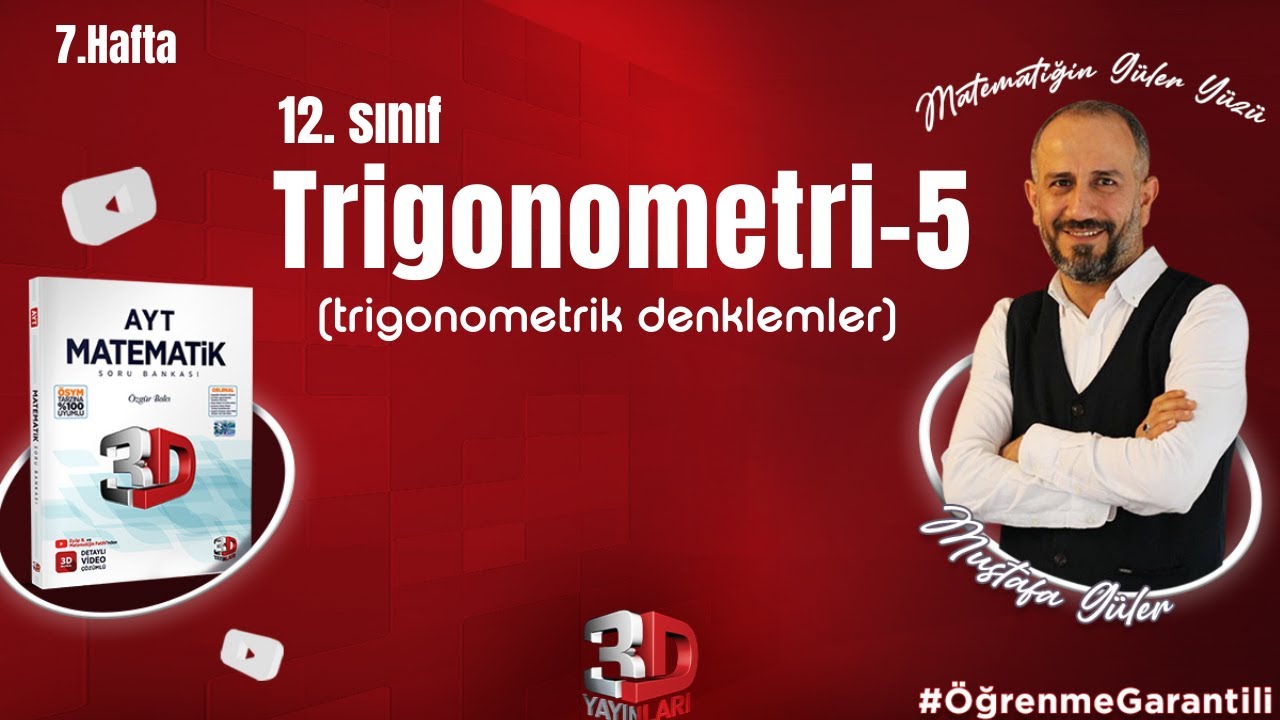 Trigonometri-5 |  Denklemler | Pdf #öğrenmegarantili