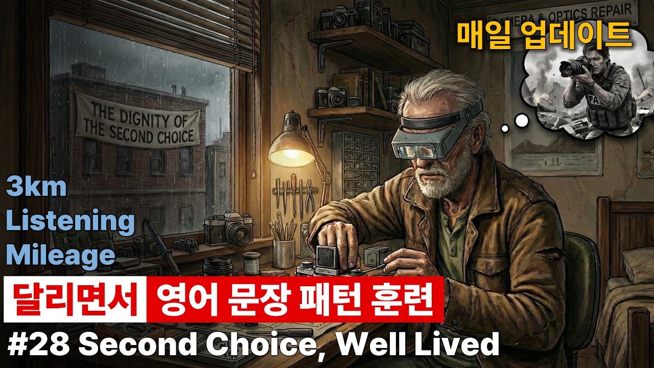 영어 문장 패턴 훈련(긴 문장) - #28 Second Choice, Well Lived