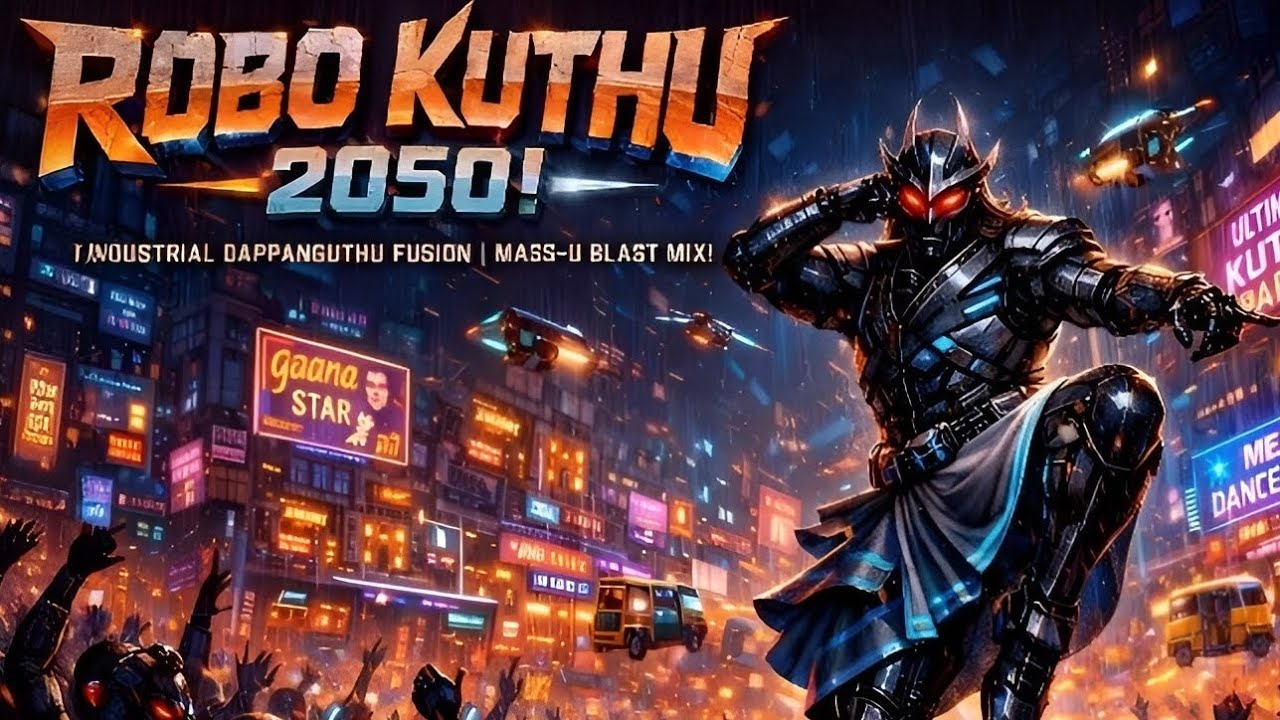 ROBO KUTHU 2050 | Future Dappankuthu Beat | Madras Robot Dance Mix | Tamil Kuthu Song 2026