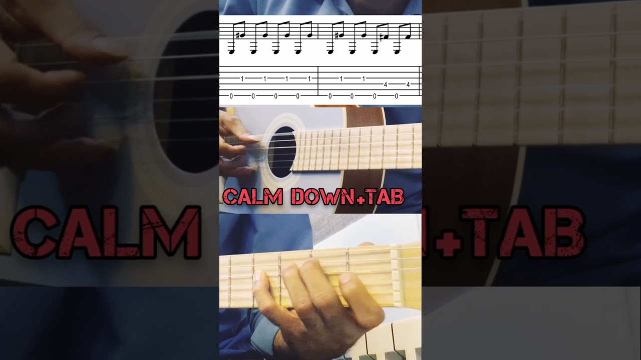 CALM DOWN 🎵 selena Gomez guitar tab 