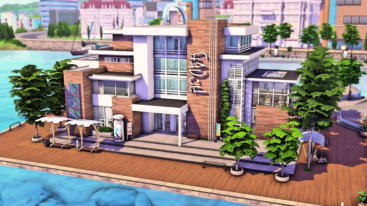Windenburg Boarding School of Creative & Performing Arts | The Sims 4 Speed Build