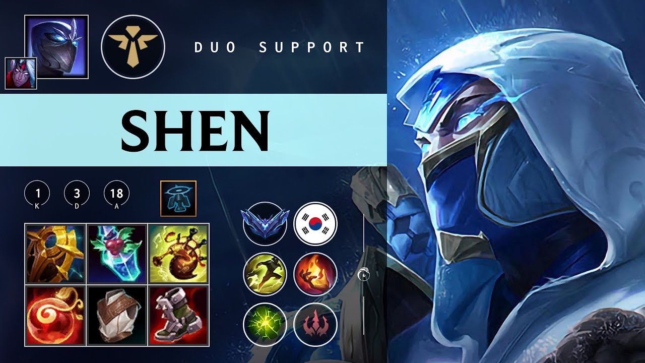 Shen Support vs Lulu - KR Diamond Patch 26.02