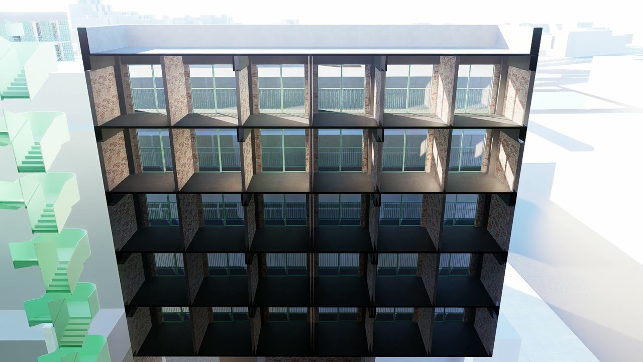An&aacute;lisis Solar Edificio E2 Fachada Poniente 21 Diciembre