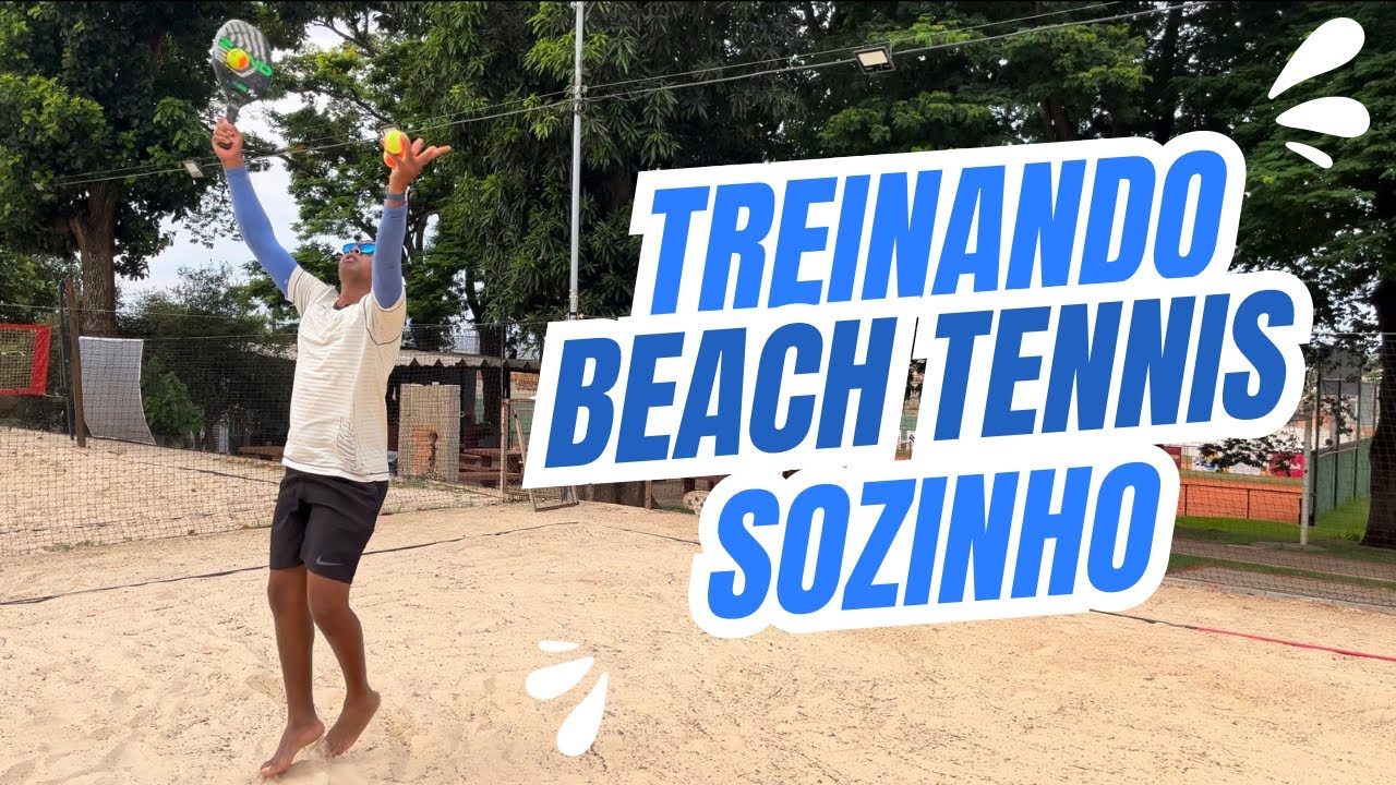 Como Treinar Beach Tennis Sozinho | AULA DE BEACH TENNIS | DRILS 20214