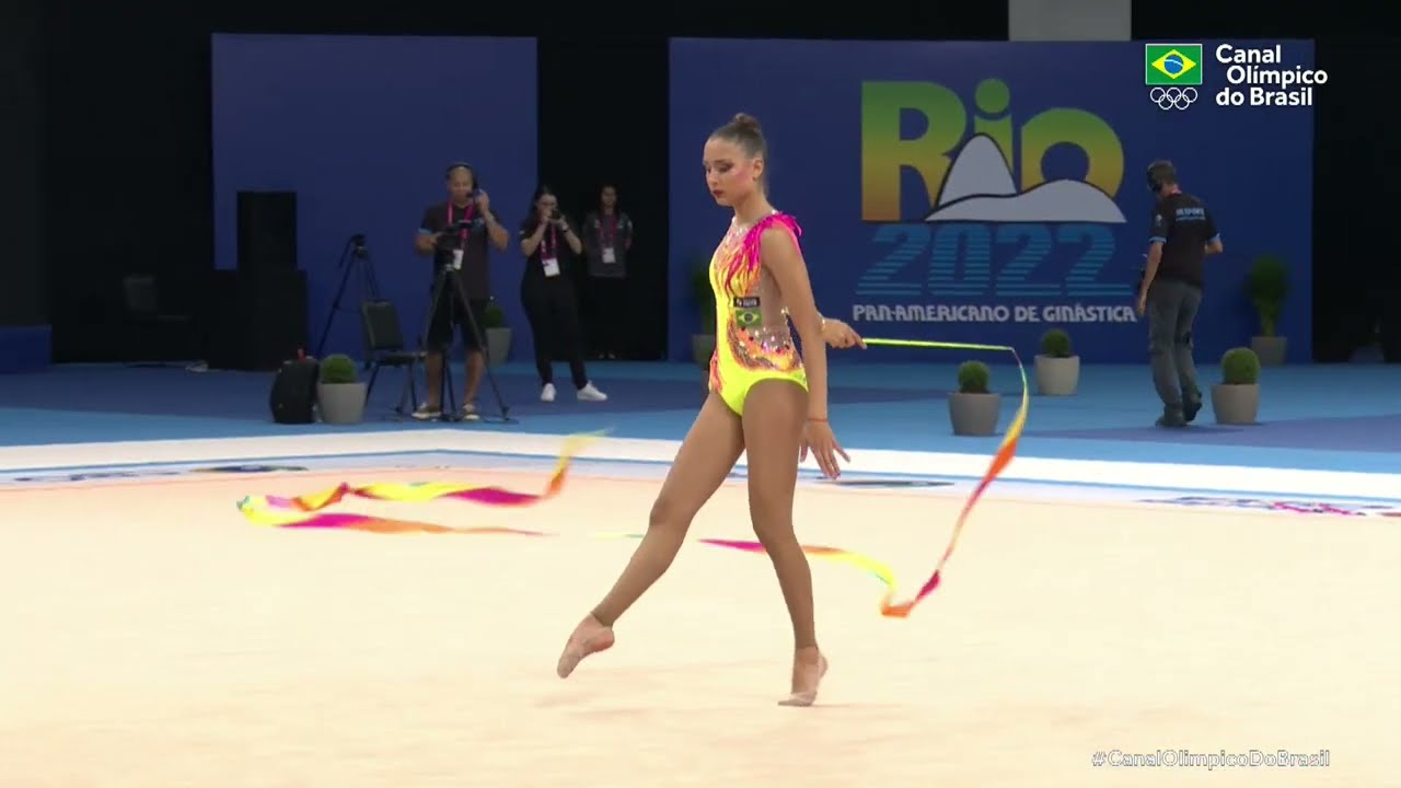 PAN DE GINÁSTICA RÍTMICA 2022 - Mariana Vitória faz sua apresentação na fita