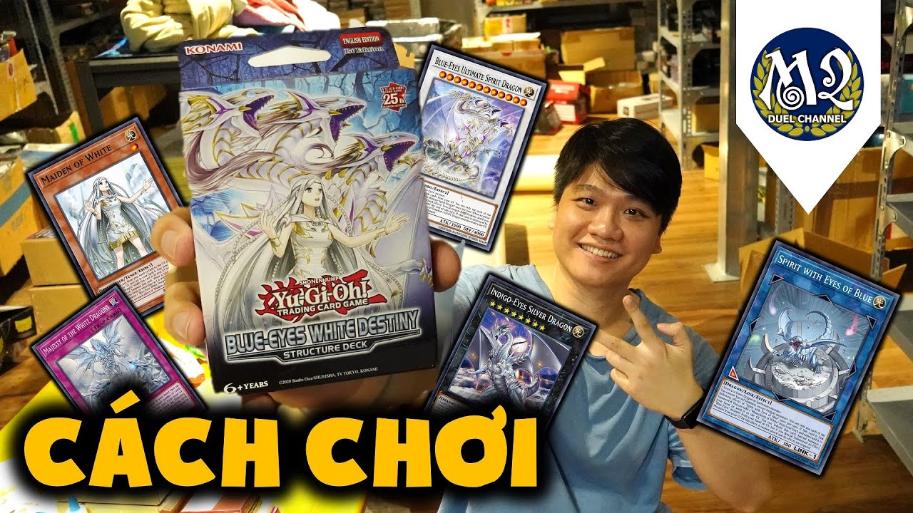 HƯỚNG DẪN Yugioh Structure Deck Blue-Eyes White Destiny | M2DA