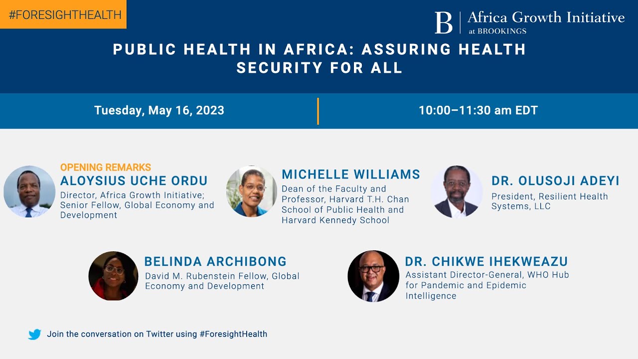 Public health in Africa: Assuring health security for all