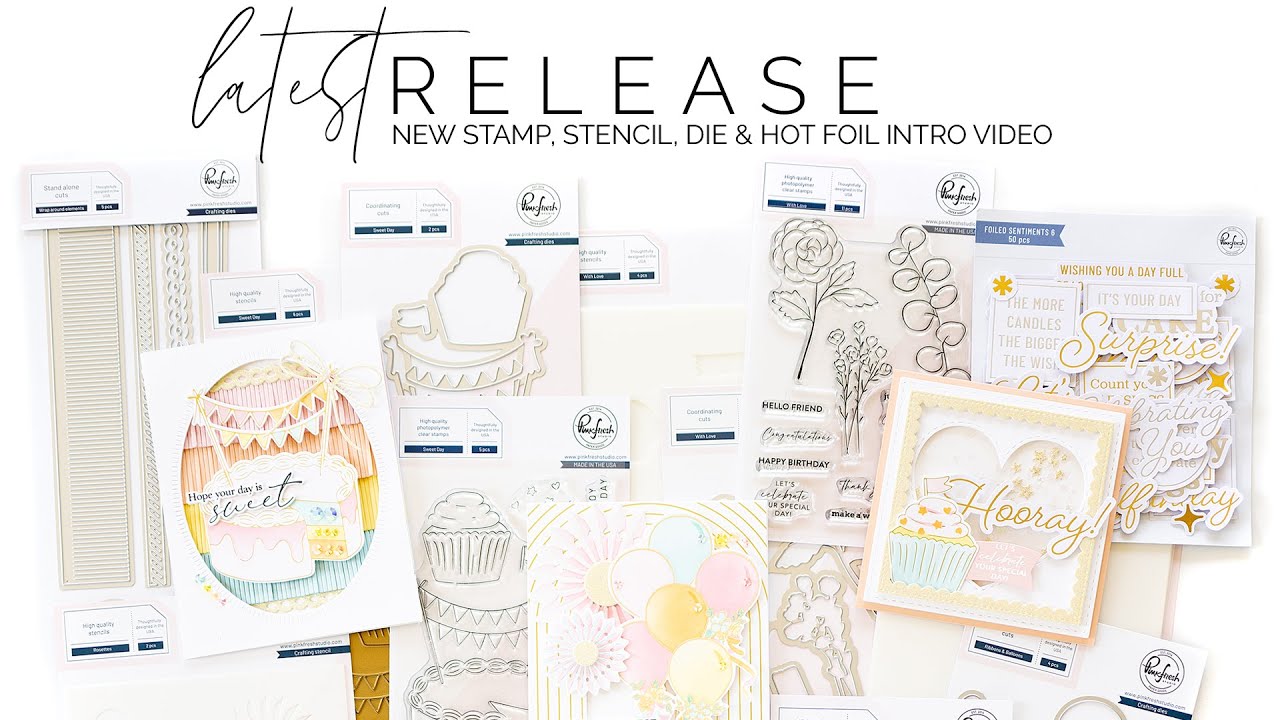 April 2023 Stamp, Stencil, Die & Hot Foil Product Intro
