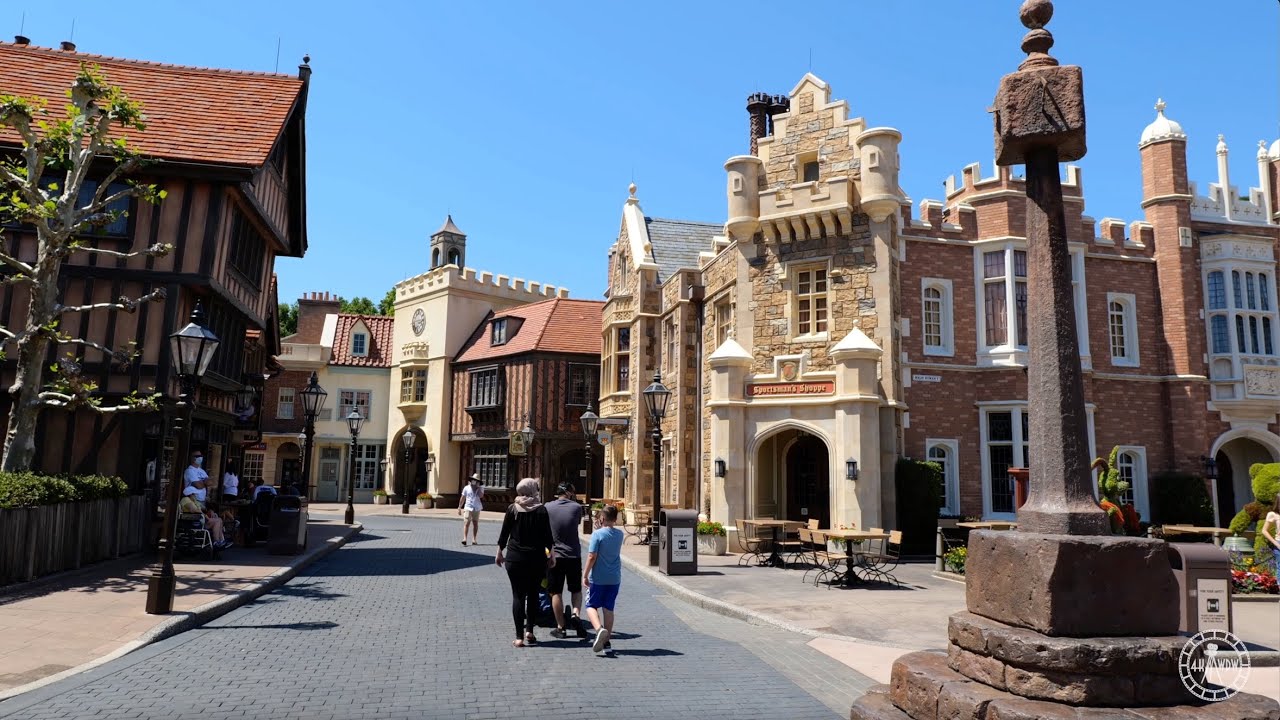 EPCOT United Kingdom Pavilion Walking Tour in 4K | EPCOT World Showcase Walt Disney World April 2021