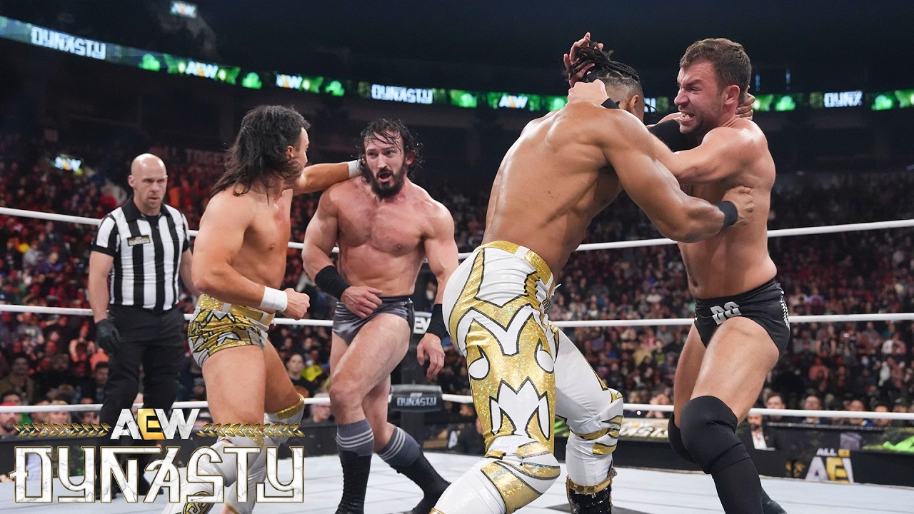 Матч-гаунтлет за чемпионский пояс TNT в казино | AEW Dynasty 2026