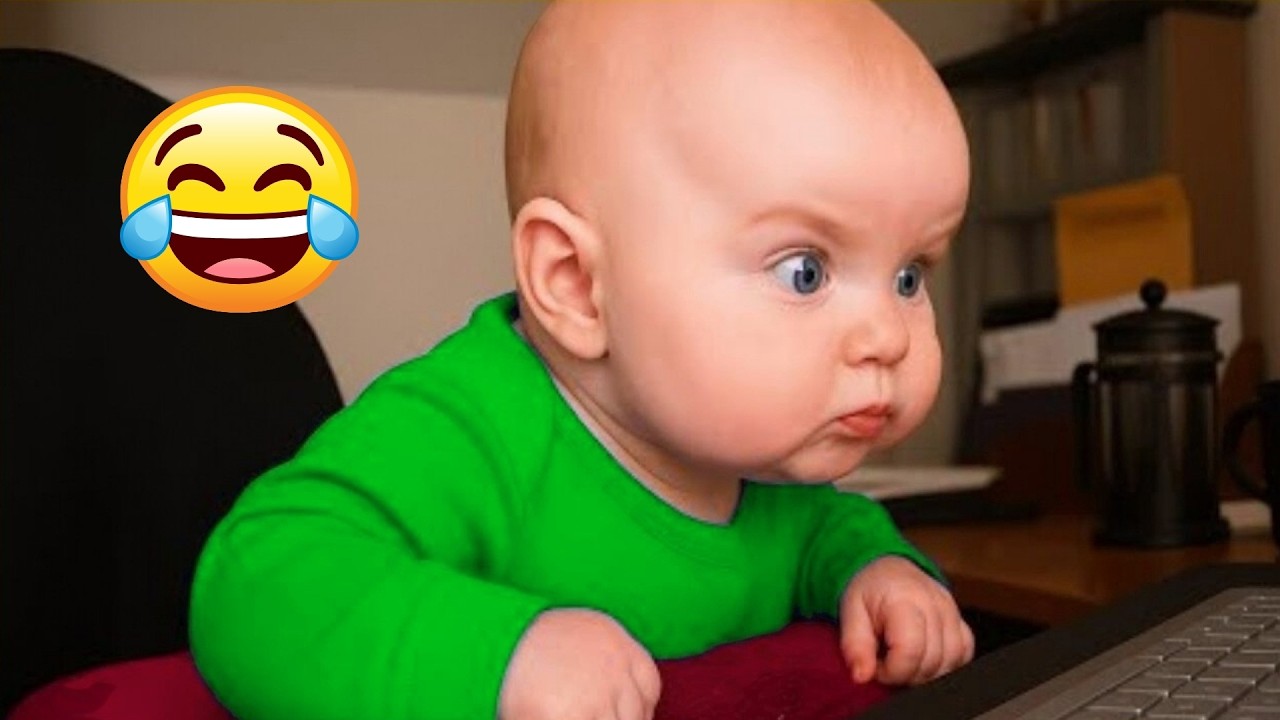 Funniest Baby Giggles & Shock Faces 😱😂 Try Not To Laugh Challenge!